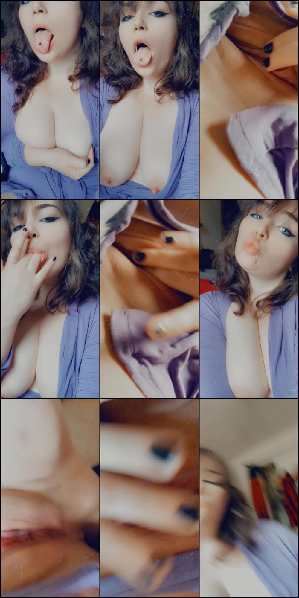 Making My Fat Sticky Pussy Cum