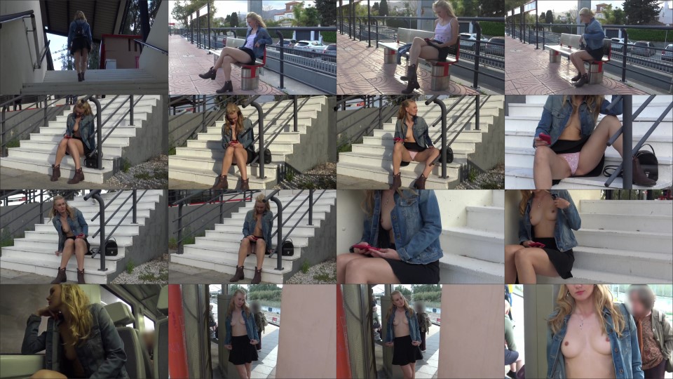 Iviroses Boobies In Trainstation Public Flashing