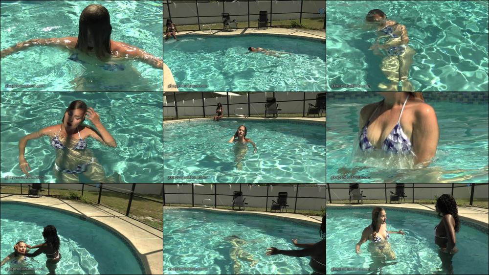 Vika Fights Off Spell With Wet Pool Hair