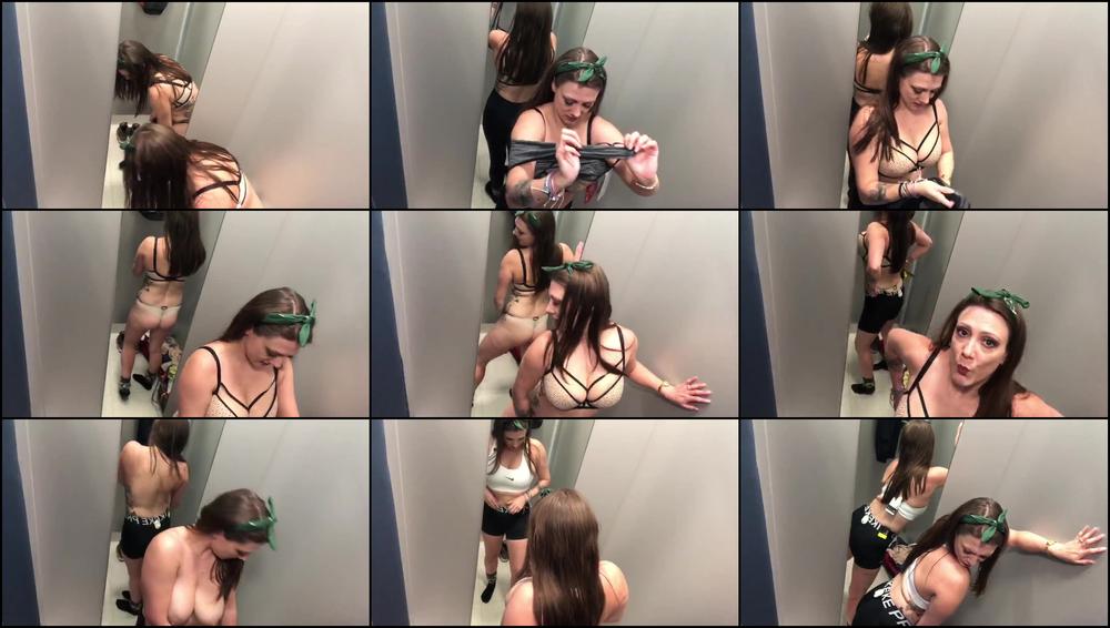 Quick Play While Trying on Gym Clothes