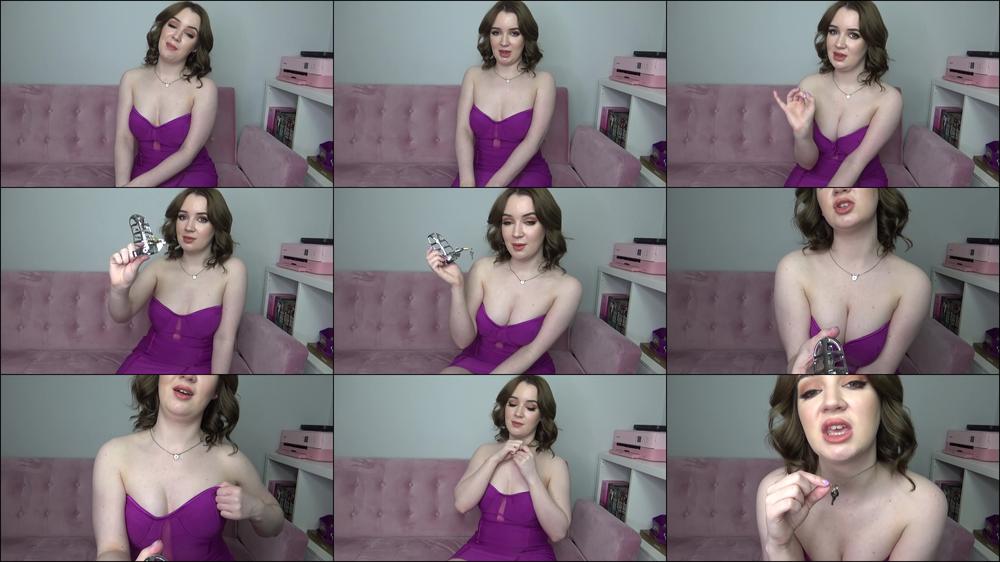Girlfriend Locks You In Chastity Cage