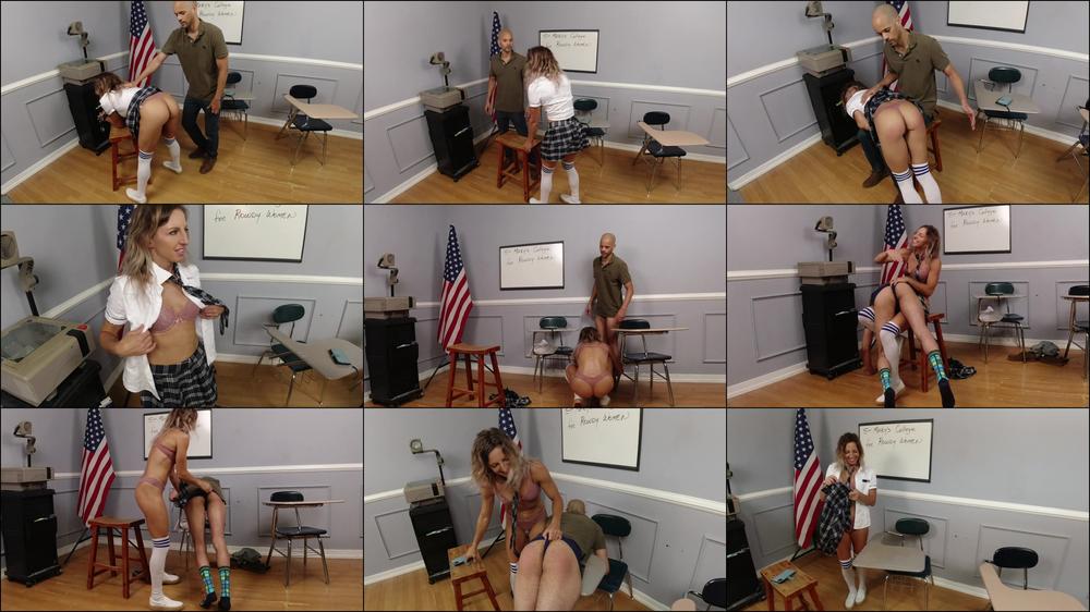 Lora Cross Spanking in Detention - January 02, 2022
