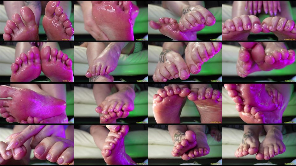Mistressbijoux Super Oiled Pedicure