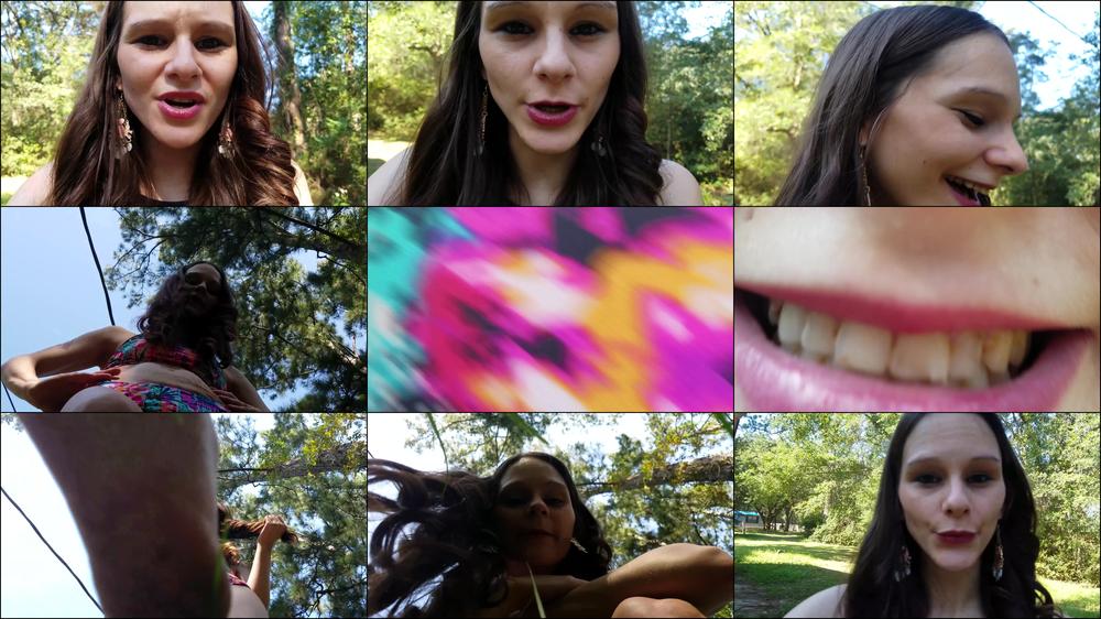 Dominating Outdoor Giantess