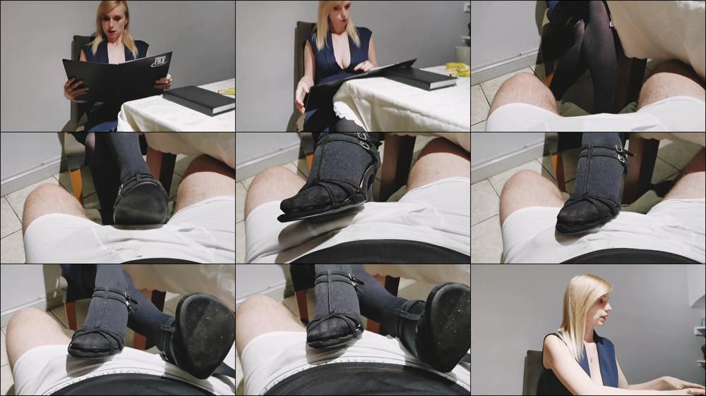 Dirty Shoe Job Causes Cum In Pants