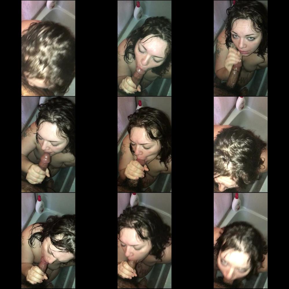 HD Shower Time Facial: POV Deepthroat
