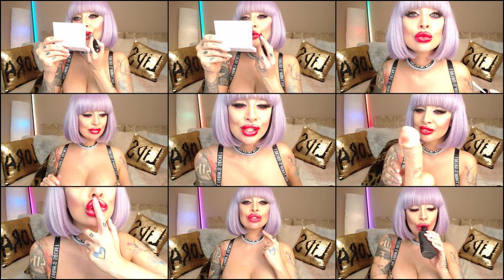 LIPS Kiss FETISH Lipstick LIPGLOSS Stains on yr Cock A bit o - July 25, 2023