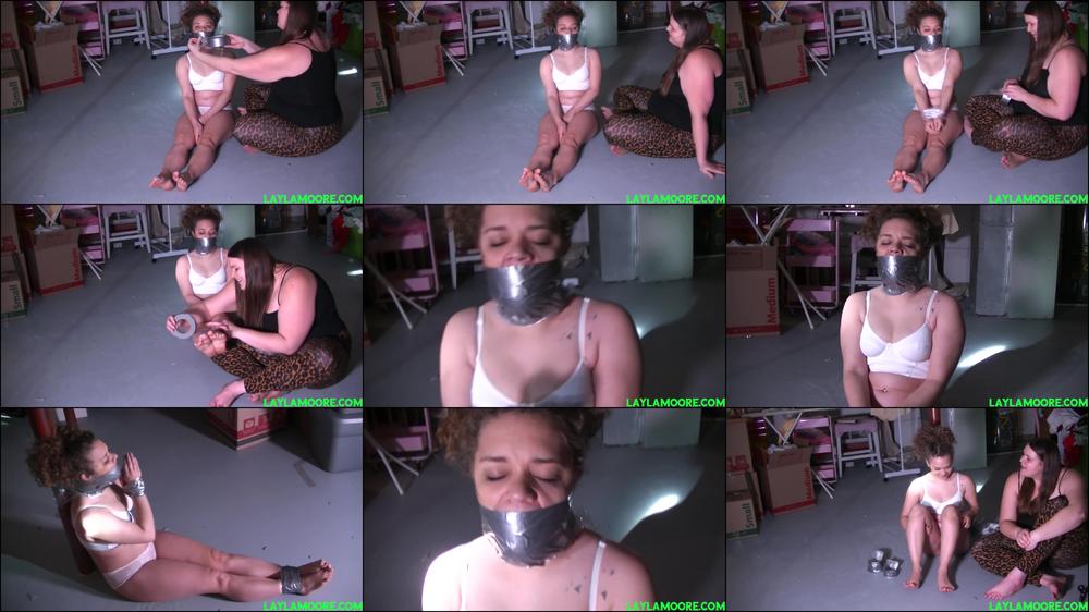 Her Heads Taped to a Pole & She Loves it