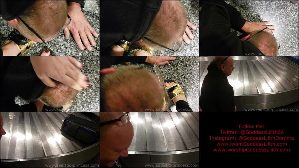 Goddess Lilith Real Public Humiliation At The Airport