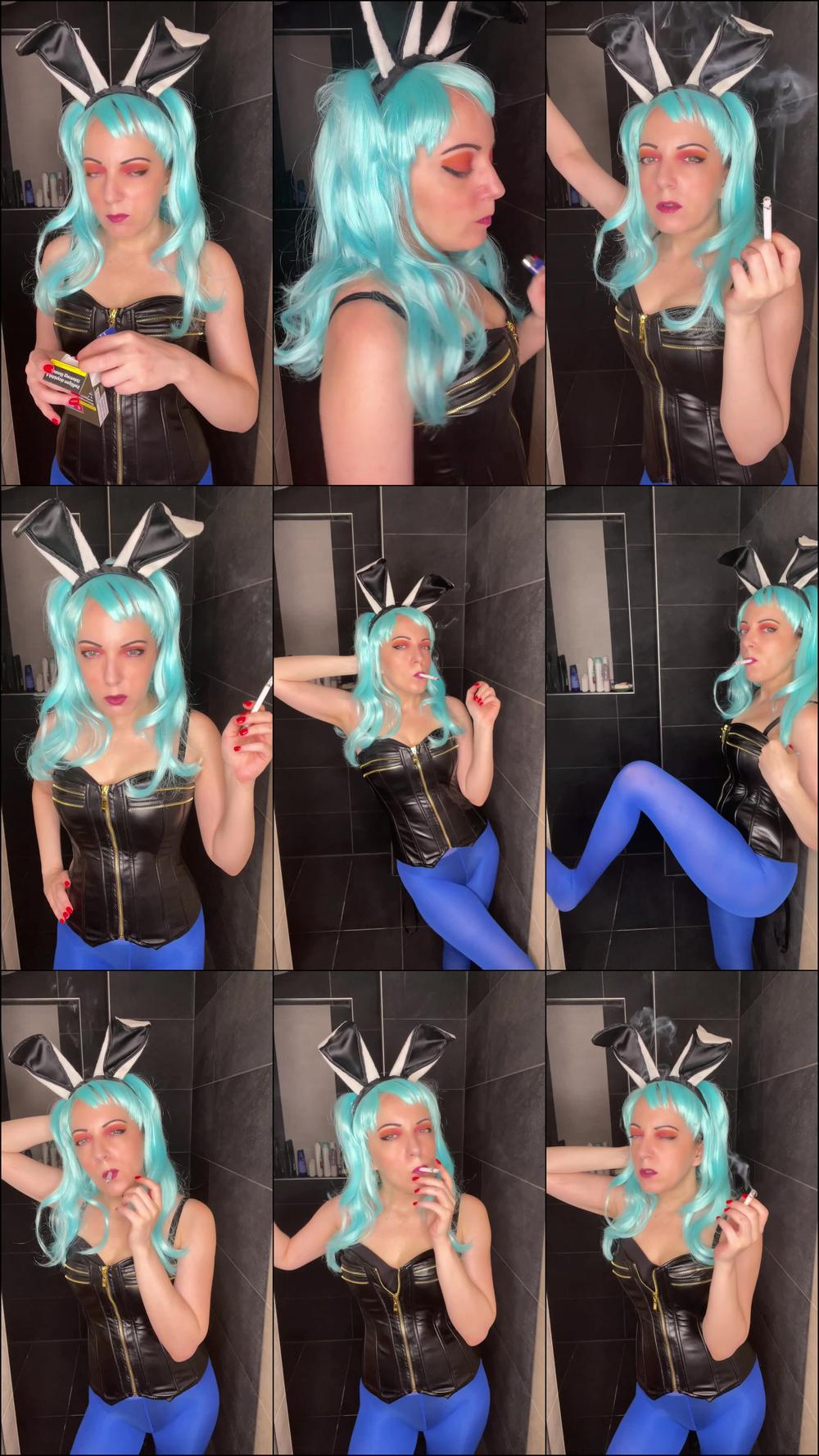 NYLON PANTYHOSE BLUE PART 3 SMOKING VIDEO - August 15, 2023