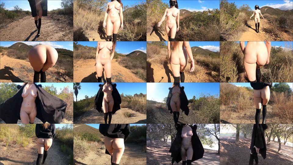 Shy Goth Dark Cloak Hike Pt 2