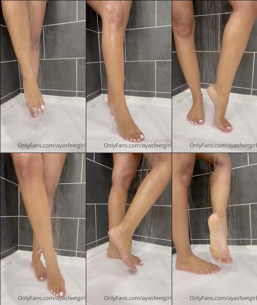 ayasfeetgirl 23 12 2021 2310018600 Qui me rejoins sous la douche et sâoccupe de mes jolies pieds â¤ï¸â¤ï¸