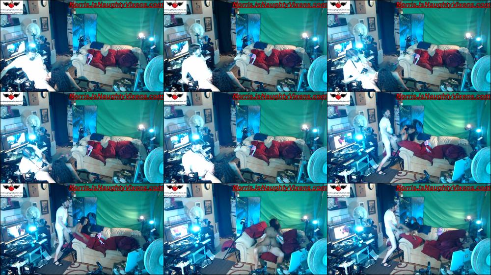 Amber Cream Behind the scenes spycam