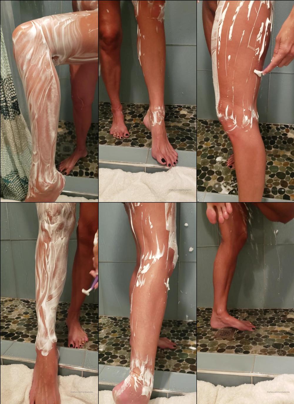 themikaylamiles 03 07 2020 494874764 mikaylamiles showering shaving those long sexy le