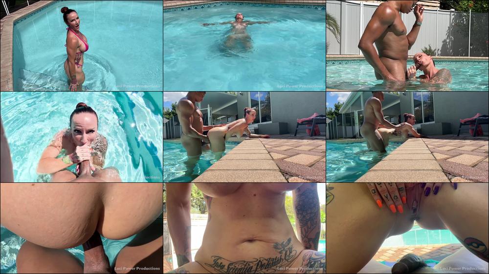 Fucking BBC in the Pool