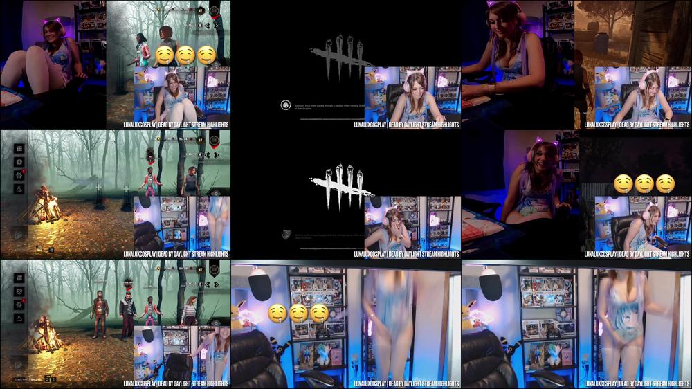 E-Girl Streams with Toys in