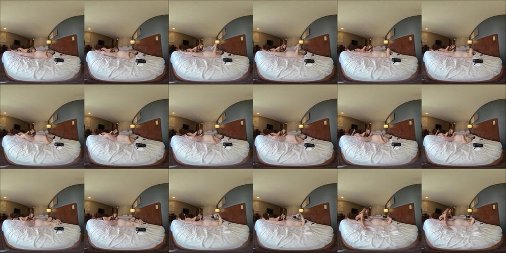 VR 3D Leah Winters makes Tad Cum