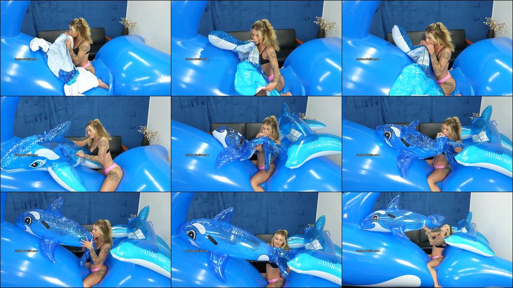 Madi B Inflates Small Whales by Mouth