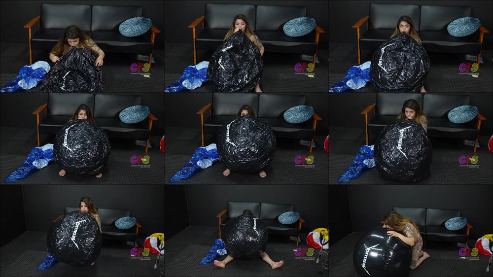 Cinthya Inflates Print Beachball byMouth