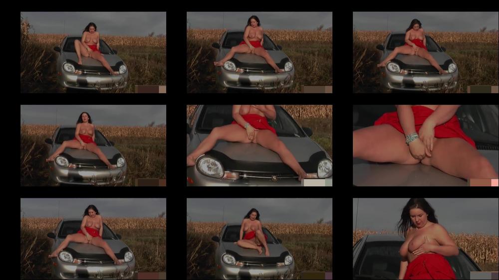 Public outdoor sex  on farm