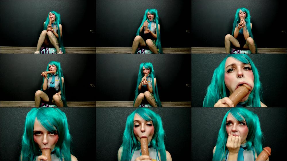 Hatsune Miku Cosplay - Blowjob and Fun - Nov 28, 2021