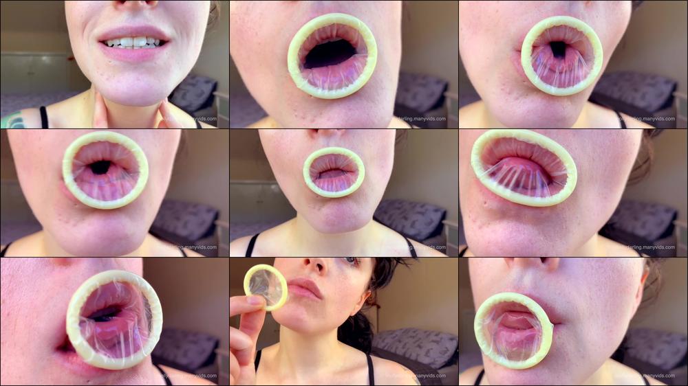 Condom Mouth Play