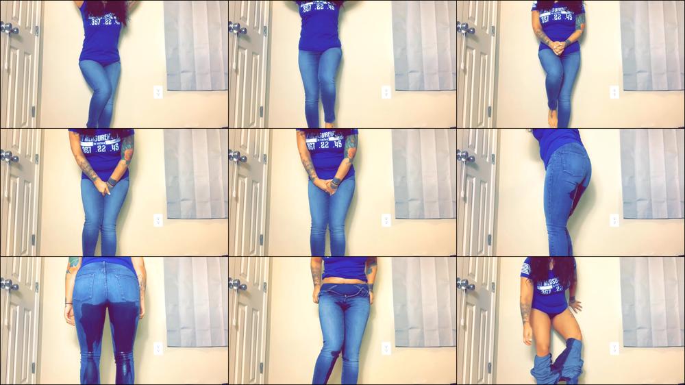 Wetting jeans