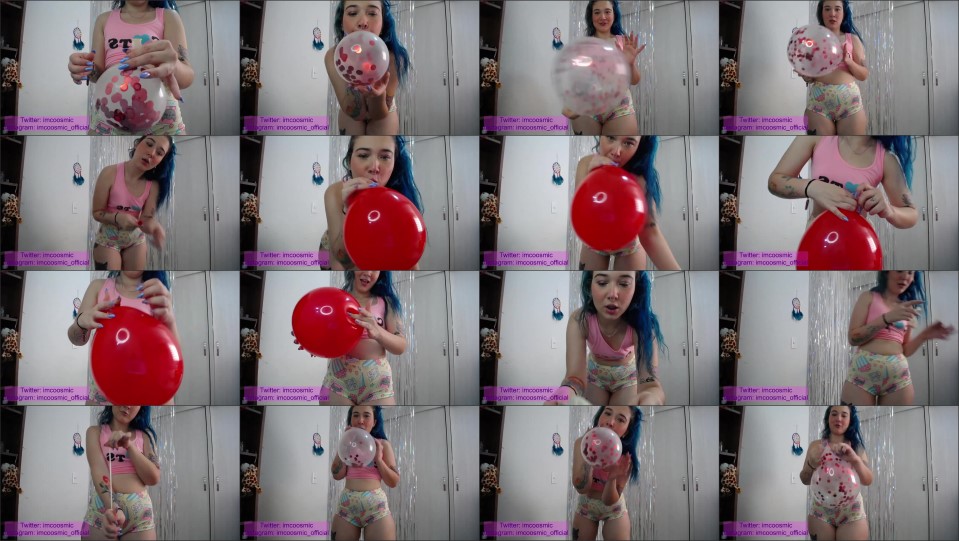 Coosmiclisa-Inflando-Globos