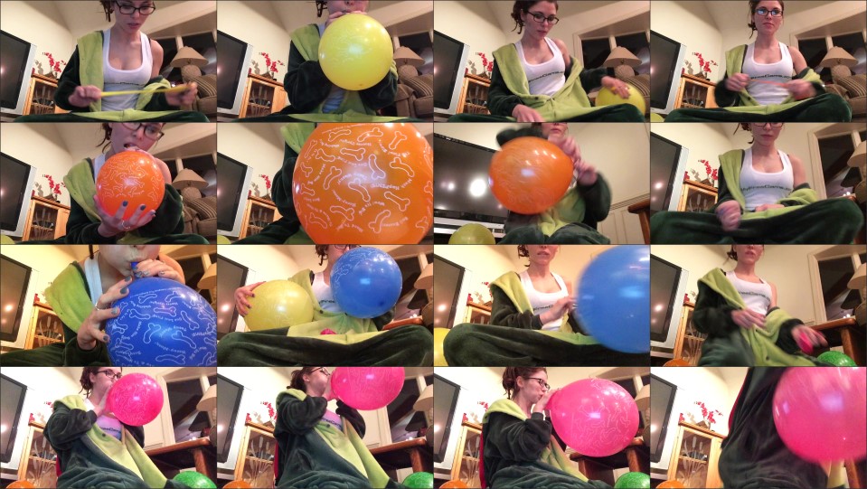 Le Lea Hd Blowing Balloons