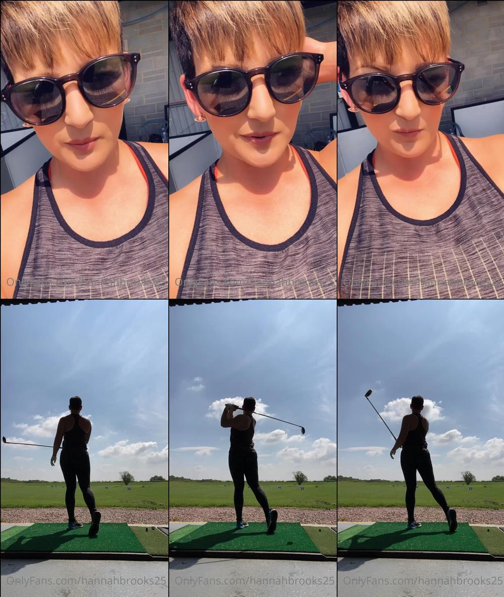 hannahbrooks25 163841088 2021 06 30 How my golf practice went today Xxx