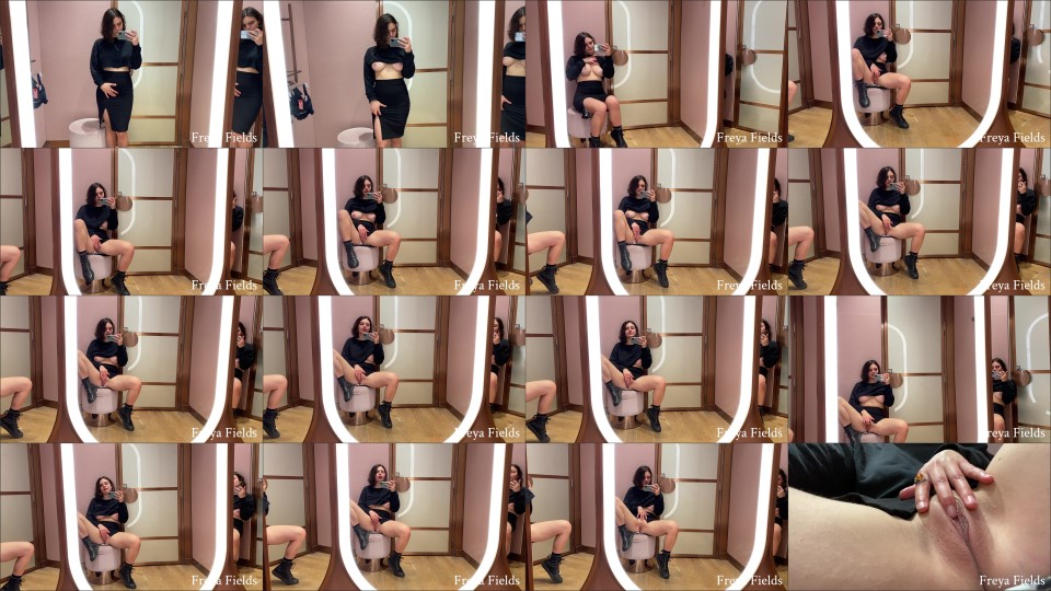 Freya Fields Playing In The Dressing Room