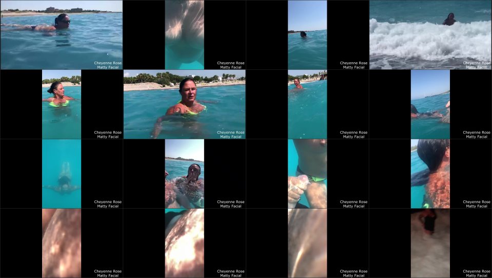 Mattyfacial Playing In The Sea