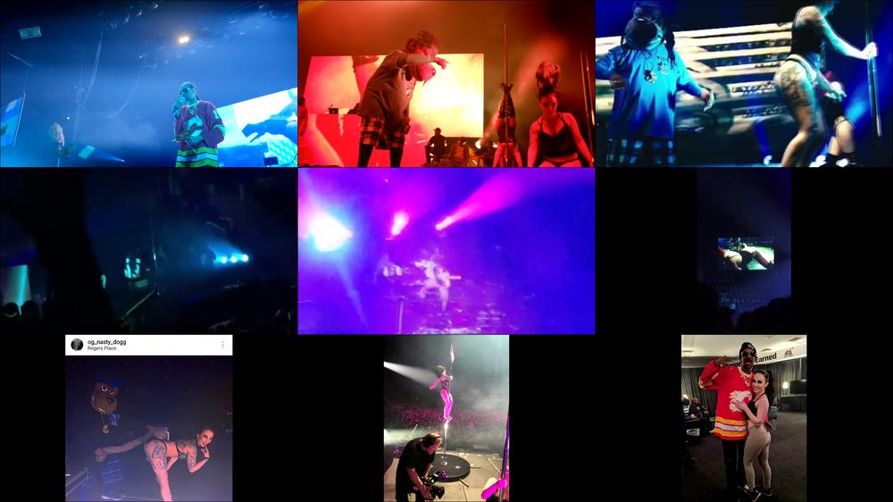 Dancing on stage with Snoopdogg - April 01, 2019