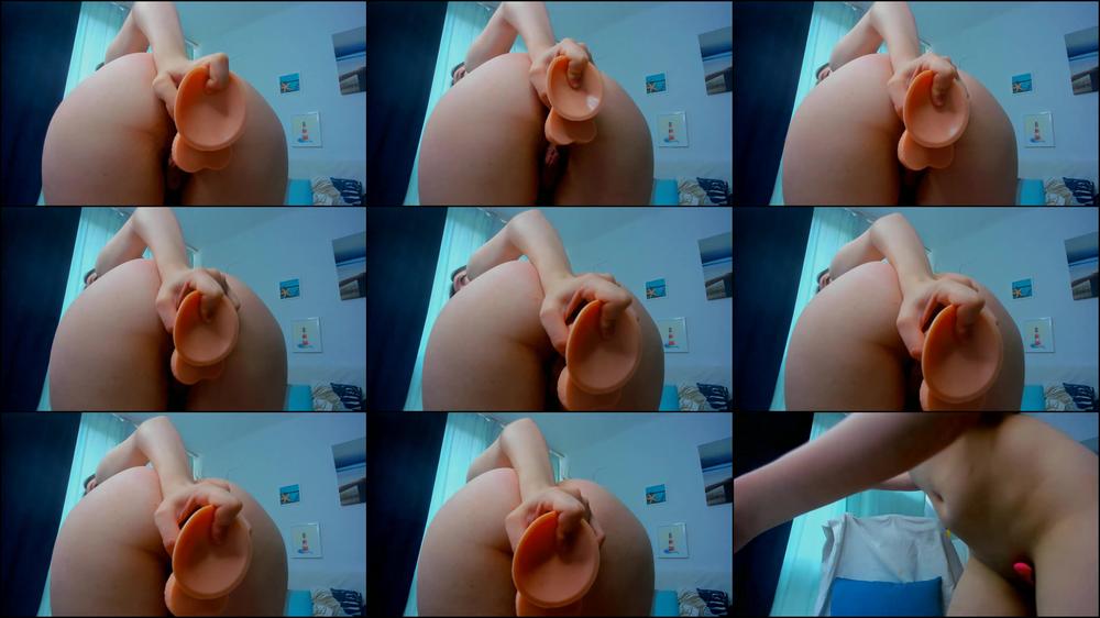 Fucking my ass with dildo