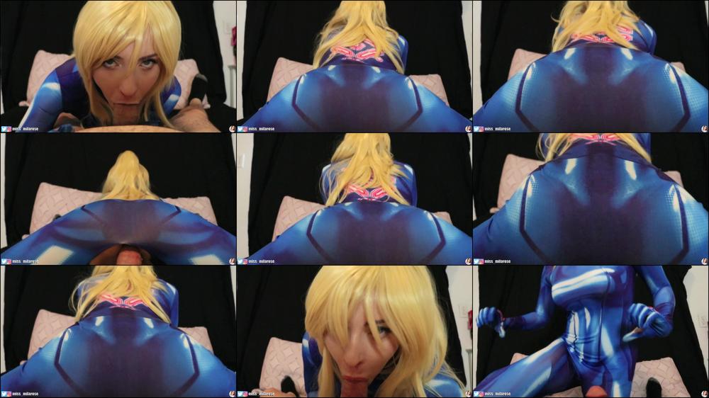 Samus Aran Rides Your Cock