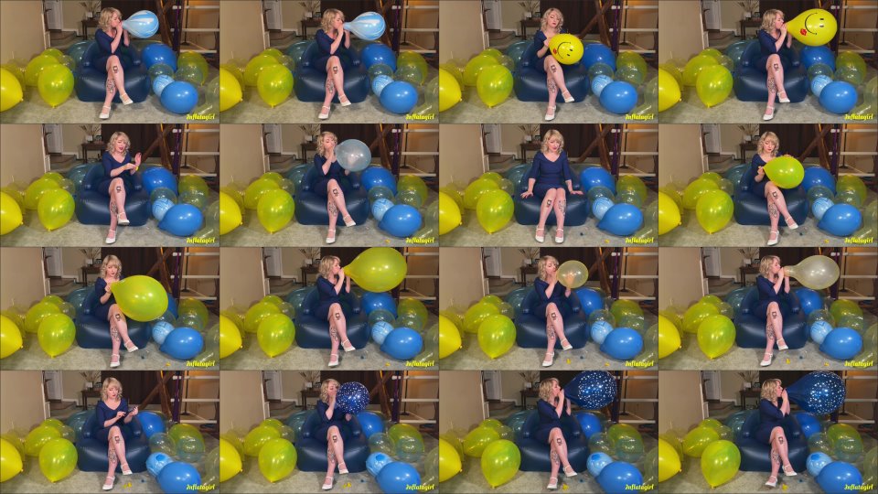 Inflatagirl Blow To Pop Balloons For Ukraine