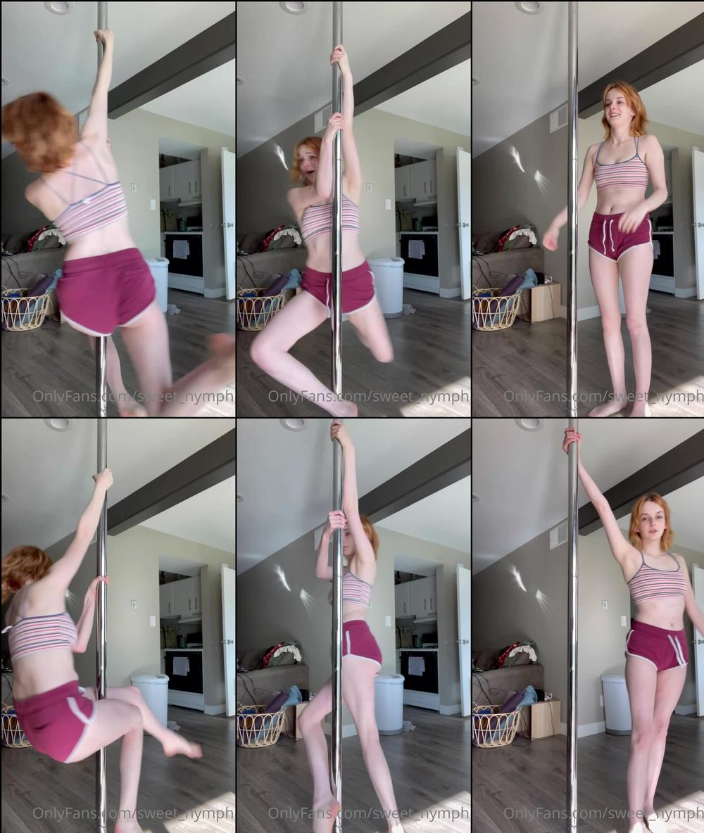 sweet_nymph 23 04 2021 2091473207 Set up my pole finally  This takes a lot more strength than I have 