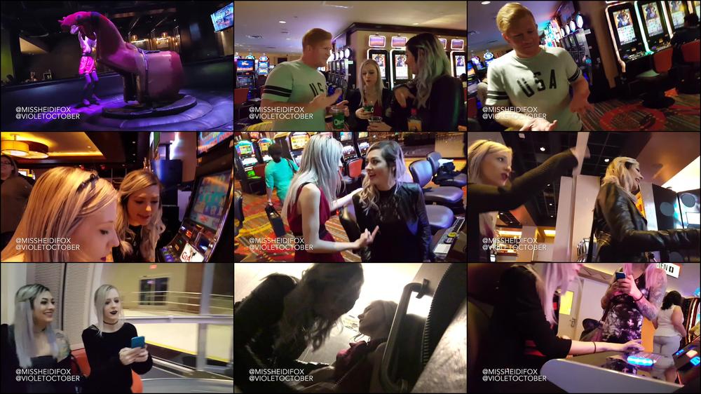 lesbian exhibitionism on las vegas strip