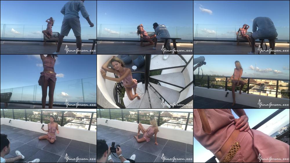 Backstage photos rooftop
