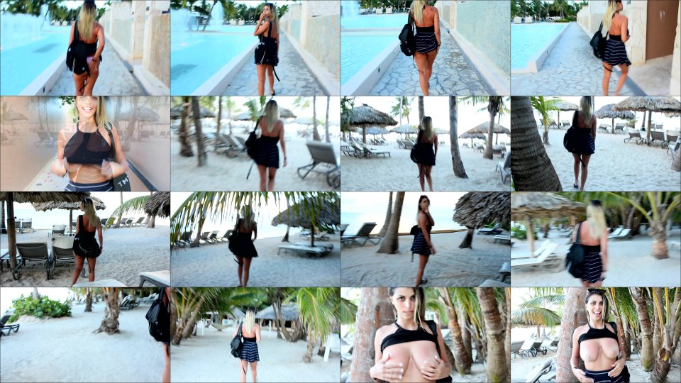 Nicolebelle Public Flashing On Beach37 Vids Pack
