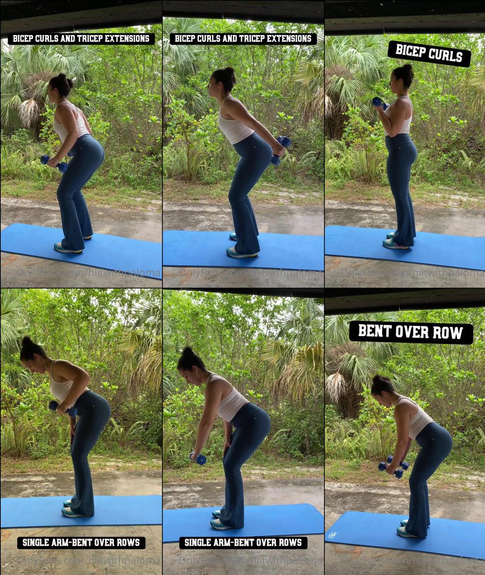 hiitwithpaloma 06 04 2021 2075208906 Took a break from hiit to bring you my favorite arm workouts  I hit back, biceps, and a li