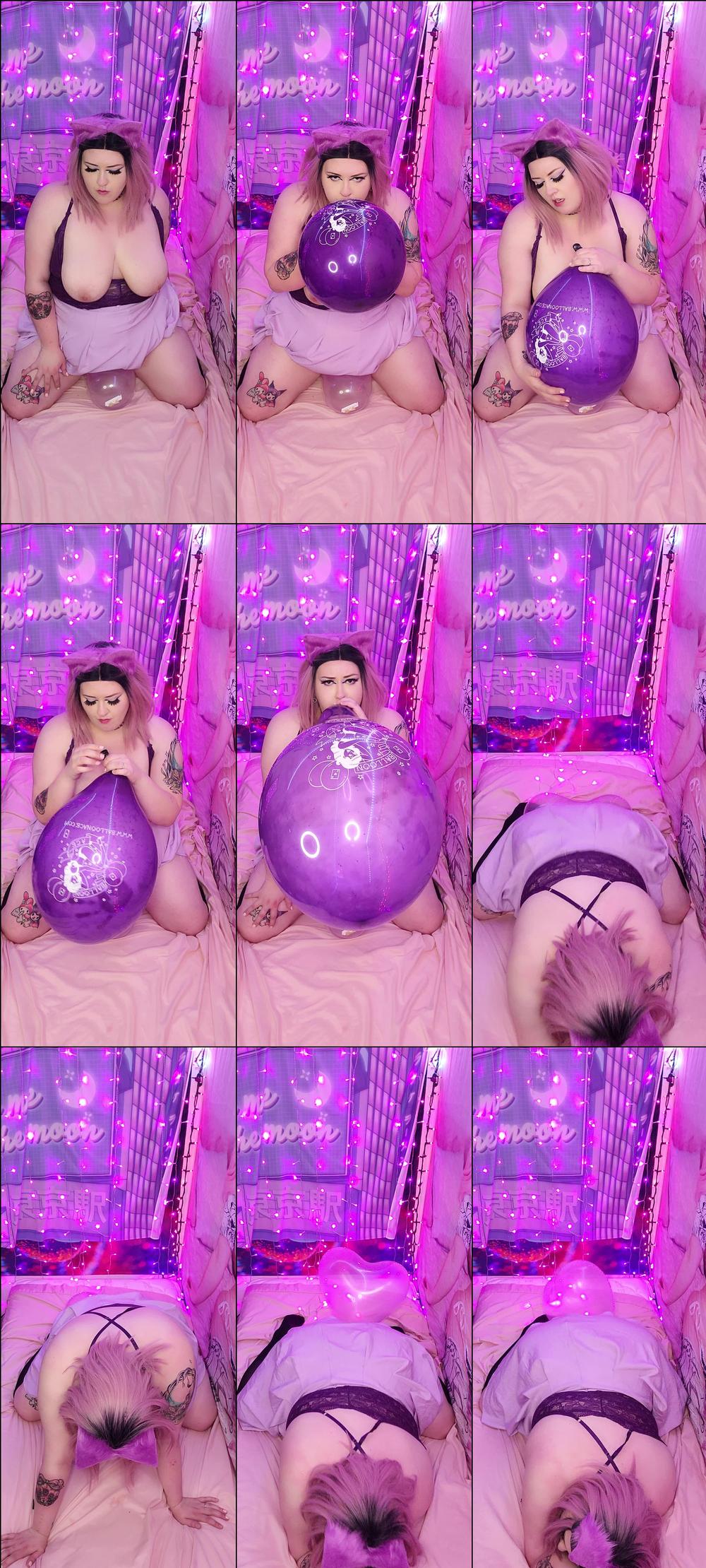Heart balloon+ dildo+ wand vs BBW B2Ping - November 03, 2021