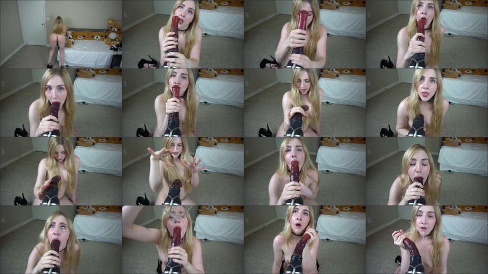 Missprincesskay Wet And Spitty Deepthroating For Daddy