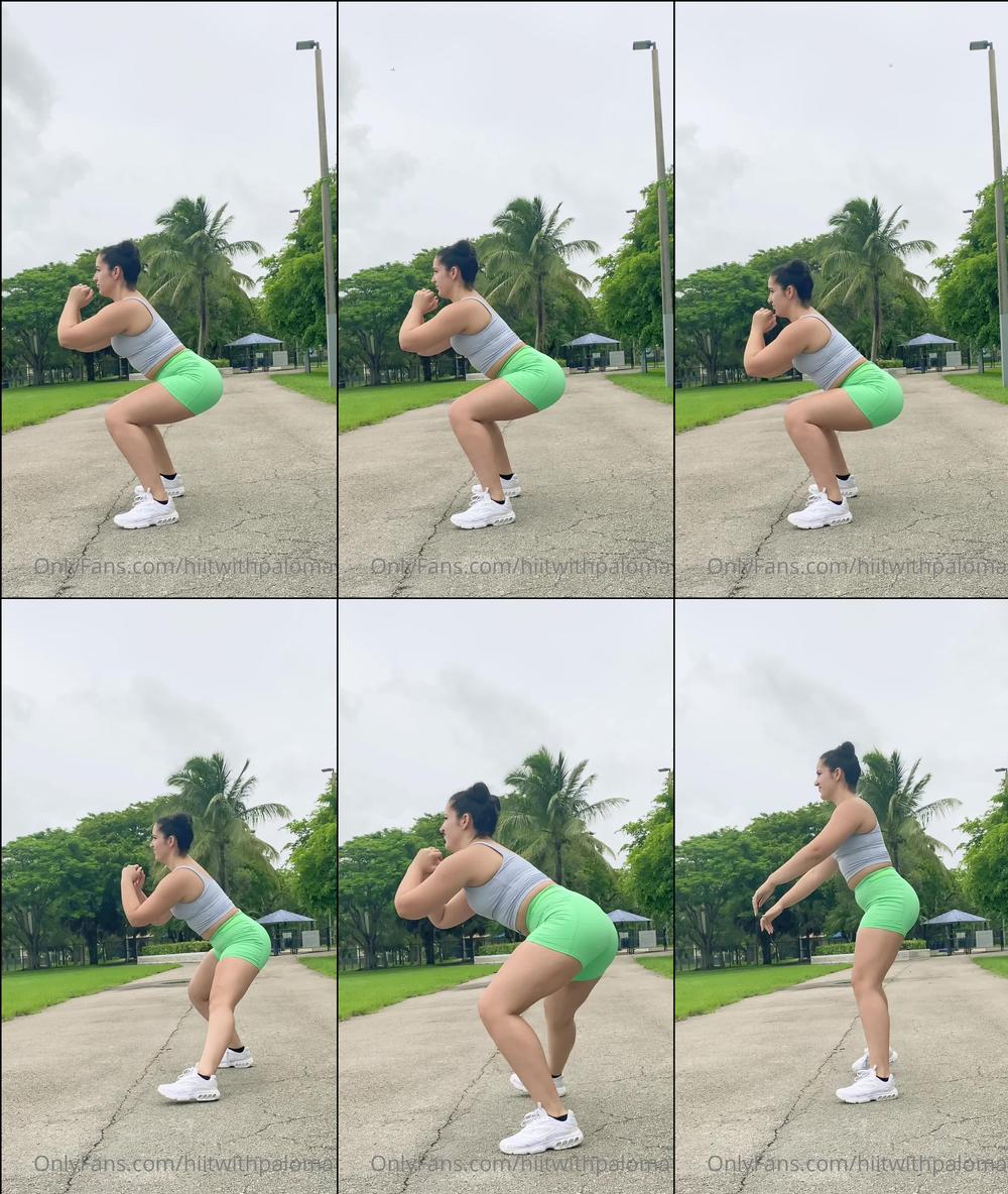 hiitwithpaloma 06 07 2021 2155475806 My leg day warm up â¹