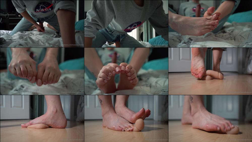 toetallydevine 02 01 2022 2318040973 gf is too rough and demanding but you still get what you want worshipping her feet and then crushed by them