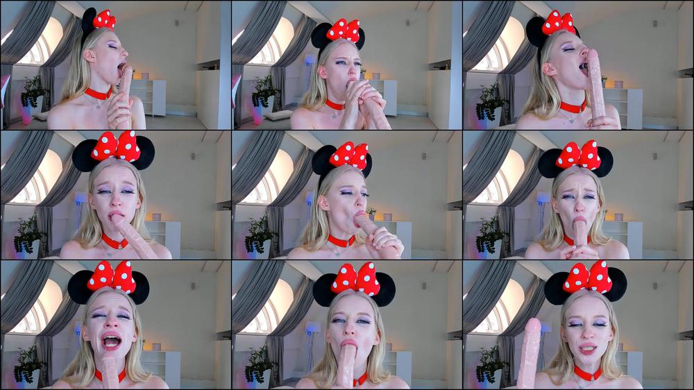 Minni crying  and gagging ur dick - June 24, 2022