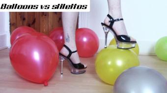Balloons vs stilettos (Ellie Haze)