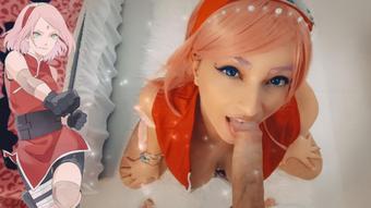 sakura haruno x Naruto sex cosplay - September 28, 2020 (Emanuelly Raquel)