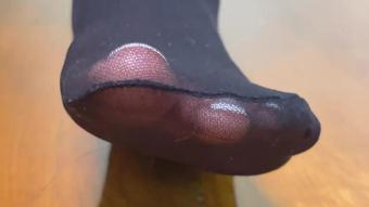 Giantess French Pedi Feet In Nylons (Pink Foxx)