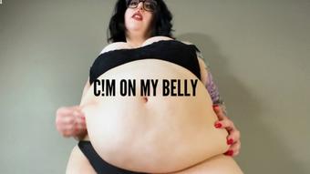 C!m On My Belly - BBW GFE JOI (GoddessGlutton)